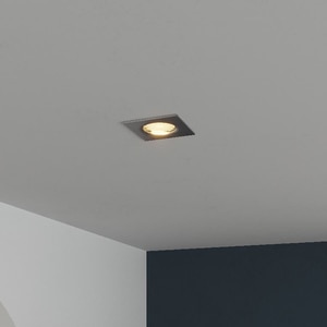 Rama pentru spot LED GOODHOME Ares, 8.5 x 8.5 cm, IP20, metal, crom Rama pentru spot LED GOODHOME Ares, 8.5 x 8.5 cm, IP20, metal, crom