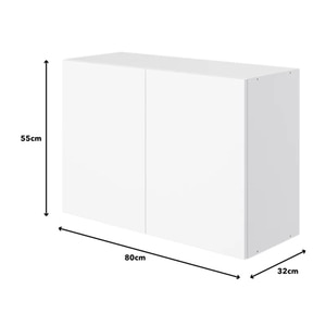 Corp suspendat bucatarie Pragma, PAL, 80 x 32 x 55cm, alb Corp suspendat bucatarie Pragma, PAL, 80 x 32 x 55cm, alb