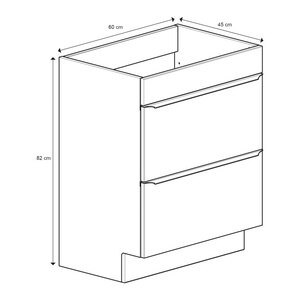 Masca lavoar GoodHome Imandra, 60 x 45 x 82 cm, albastru Masca lavoar GoodHome Imandra, 60 x 45 x 82 cm, albastru