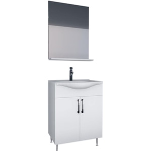 Set mobilier baie SANITOP Bella, 57 x 44.4 x 82 cm, alb Set mobilier baie SANITOP Bella, 57 x 44.4 x 82 cm, alb