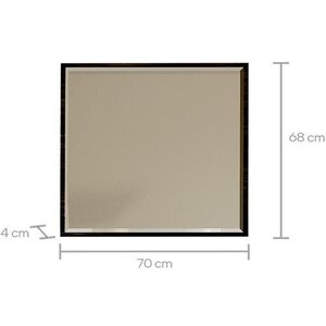 Oglinda baie SANITOP Element, 70 x 4 x 68 cm, negru Oglinda baie SANITOP Element, 70 x 4 x 68 cm, negru
