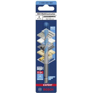 Burghiu HEX-9 BOSCH Expert, 8 x 60/100 mm Burghiu HEX-9 BOSCH Expert, 8 x 60/100 mm