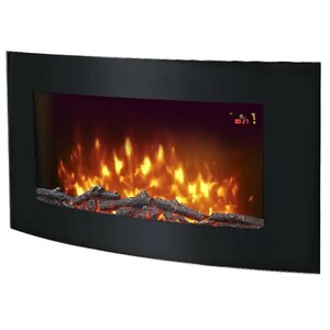 Semineu electric GOODHOME, 2000W, negru Semineu electric GOODHOME, 2000W, negru