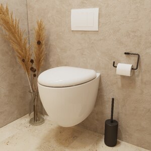 Vas WC suspendat GOODHOME Kentia, ceramica, 37.5 x 50 x 36.5 cm, capac SoftClose, alb Vas WC suspendat GOODHOME Kentia, ceramica, 37.5 x 50 x 36.5 cm, capac SoftClose, alb