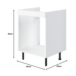 Corp cuptor bucatarie Pragma, PAL, 60 x 59 x 86cm, alb Corp cuptor bucatarie Pragma, PAL, 60 x 59 x 86cm, alb