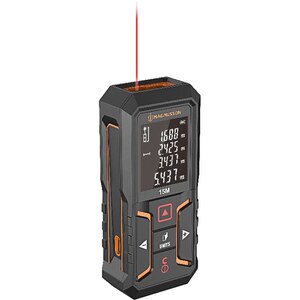 Aparat de masurare cu laser MAGNUSSON, 15 m, negru Aparat de masurare cu laser MAGNUSSON, 15 m, negru