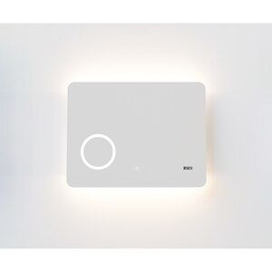 Oglinda baie SAVINIDUE SPR204, 80 x 60 cm, iluminare LED, ceas Oglinda baie SAVINIDUE SPR204, 80 x 60 cm, iluminare LED, ceas