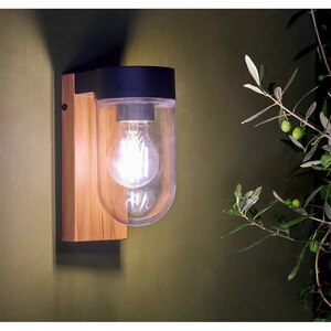 Lampa perete GOODHOME Lovage Blk 101422291, E27, maro Lampa perete GOODHOME Lovage Blk 101422291, E27, maro