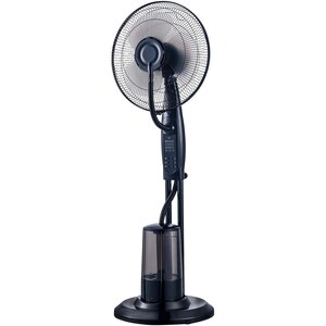 Ventilator cu pulverizare, 3 trepte de viteza, 75W, negru Ventilator cu pulverizare, 3 trepte de viteza, 75W, negru