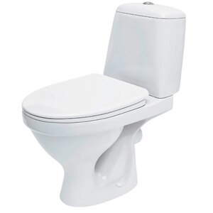 Set vas WC CERSANIT Eko K07-240, ceramica, evacuare orizontala, rezervor 3-6 l, capac polipropilena, alb Set vas WC CERSANIT Eko K07-240, ceramica, evacuare orizontala, rezervor 3-6 l, capac polipropilena, alb