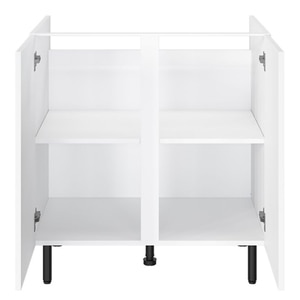 Corp inferior bucatarie Pragma, PAL, 80 x 59 x 86cm, alb Corp inferior bucatarie Pragma, PAL, 80 x 59 x 86cm, alb