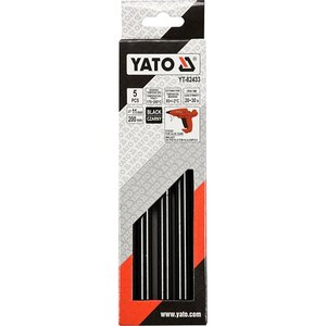 Batoane pistoale de lipit Yato, 11.2 x 200 mm, Negru, 5 buc Batoane pistoale de lipit Yato, 11.2 x 200 mm, Negru, 5 buc