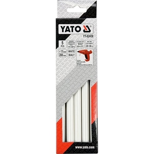 Batoane pistoale de lipit Yato, 11.2 x 200 mm, Alb, 5 buc Batoane pistoale de lipit Yato, 11.2 x 200 mm, Alb, 5 buc