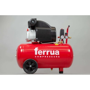 Compresor aer FERRUA RC2, cu ulei, 50 litri, 2 CP, 8 bar Compresor aer FERRUA RC2, cu ulei, 50 litri, 2 CP, 8 bar