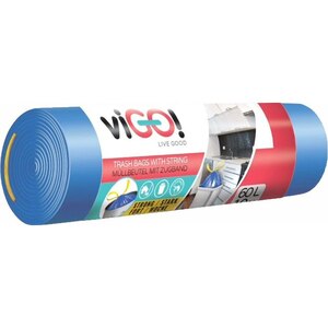Saci menajeri VIGO Standard, 10 bucati, 60 l, albastru Saci menajeri VIGO Standard, 10 bucati, 60 l, albastru
