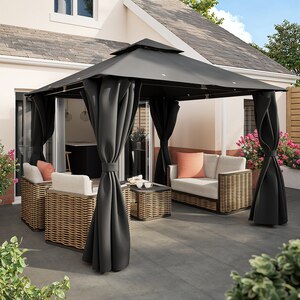 Pavilion terasa THAR, 300 x 300 cm, gri Pavilion terasa THAR, 300 x 300 cm, gri
