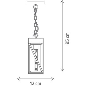 Pendul KLAUSEN Helena 7 KL137005, 15W, E27, negru Pendul KLAUSEN Helena 7 KL137005, 15W, E27, negru