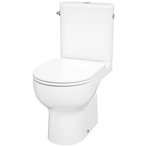 Set vas WC GOODHOME Cavally, evacuare verticala, rezervor 3-4.5l, capac SoftClose, ceramica, alb Set vas WC GOODHOME Cavally, evacuare verticala, rezervor 3-4.5l, capac SoftClose, ceramica, alb