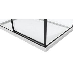 Cabina dus standard BELFORM Infinity, dreptunghiulara, 100 x 80 x 200 cm, profil aluminiu, sticla securizata 6mm, negru Cabina dus standard BELFORM Infinity, dreptunghiulara, 100 x 80 x 200 cm, profil aluminiu, sticla securizata 6mm, negru
