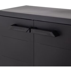 Dulap depozitare, plastic, 66 x 37 x 87 cm, negru Dulap depozitare, plastic, 66 x 37 x 87 cm, negru