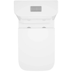 Set vas WC GoodHome Teesta, ceramica, evacuare orizontala, rezervor 3-4.5 l, Capac SoftClose, alb Set vas WC GoodHome Teesta, ceramica, evacuare orizontala, rezervor 3-4.5 l, Capac SoftClose, alb