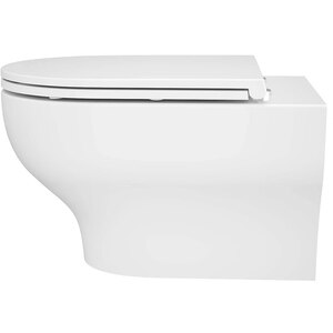 Vas WC suspendat GOODHOME Cavally, ceramica, 36 x 53 x 35 cm, capac SoftClose, alb Vas WC suspendat GOODHOME Cavally, ceramica, 36 x 53 x 35 cm, capac SoftClose, alb