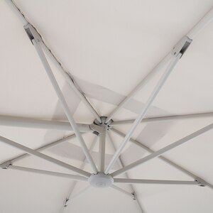 Umbrela de exterior GOODHOME Corby, 3 x 3m, bej Umbrela de exterior GOODHOME Corby, 3 x 3m, bej