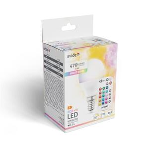 Bec LED smart AVIDE ASMG14RGBW-4.9W-RC, E14, 4.9W, 470lm, 2700K Bec LED smart AVIDE ASMG14RGBW-4.9W-RC, E14, 4.9W, 470lm, 2700K