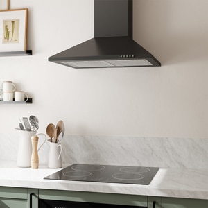 Hota decorativa NNCHHB60EU, 1 motor, 411 m3/h, 60 cm, negru Hota decorativa NNCHHB60EU, 1 motor, 411 m3/h, 60 cm, negru