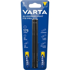 Lanterna LED VARTA Alu F10 Pro Max, 175lm, negru Lanterna LED VARTA Alu F10 Pro Max, 175lm, negru