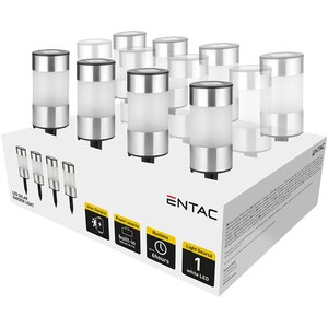 Lampa solara ENTAC EGSL-SS1LT21, 21 cm, IP44, argintiu Lampa solara ENTAC EGSL-SS1LT21, 21 cm, IP44, argintiu