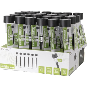 Lampa solara ENTAC EGSL-P1LC31-PDQ, IP44, negru Lampa solara ENTAC EGSL-P1LC31-PDQ, IP44, negru