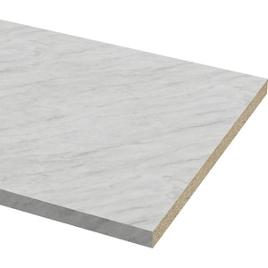 Blat bucatarie GOODHOME, 300 x 62 x 3.8 cm, PAL, alb quartz Blat bucatarie GOODHOME, 300 x 62 x 3.8 cm, PAL, alb quartz