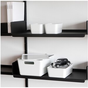 Cutie cu capac 32 x 24 x 14 cm, 10l, plastic, alb Cutie cu capac 32 x 24 x 14 cm, 10l, plastic, alb