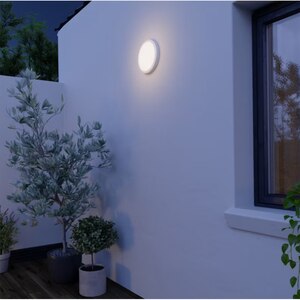 Plafoniera de exterior GOODHOME, LED, IP65, alb Plafoniera de exterior GOODHOME, LED, IP65, alb
