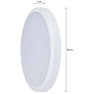 Plafoniera de exterior GOODHOME, LED, IP65, alb Plafoniera de exterior GOODHOME, LED, IP65, alb