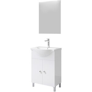Set mobilier baie Best, 3 piese, 50 cm, alb Set mobilier baie Best, 3 piese, 50 cm, alb