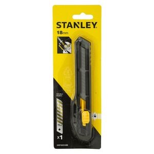 Cutter cu blocare STANLEY STHT10323-8, 17.5 x 1.8 cm, plastic, negru Cutter cu blocare STANLEY STHT10323-8, 17.5 x 1.8 cm, plastic, negru