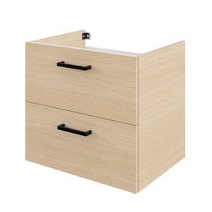 Baza pentru lavoar Pyxis, suspendata, decor stejar, 60 cm Baza pentru lavoar Pyxis, suspendata, decor stejar, 60 cm