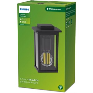 Lampa de perete PHILIPS Mirth 8720169266490, E27, 25W, IP44 Lampa de perete PHILIPS Mirth 8720169266490, E27, 25W, IP44