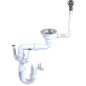 Kit sifon Cooke & Lewis, pentru chiuvete cu 1 cuva Kit sifon Cooke & Lewis, pentru chiuvete cu 1 cuva