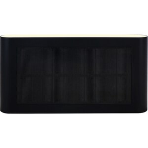 Aplica solara de Bridgelux, 0.5W, LED incorporat, negru Aplica solara de Bridgelux, 0.5W, LED incorporat, negru