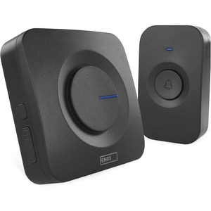 Sonerie wireless EMOS P5728, 52 melodii, 180m, negru Sonerie wireless EMOS P5728, 52 melodii, 180m, negru
