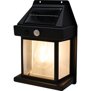 Aplica solara, 0.06W, LED incorporat, negru Aplica solara, 0.06W, LED incorporat, negru