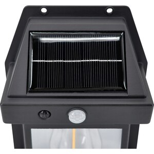 Aplica solara, 0.06W, LED incorporat, negru Aplica solara, 0.06W, LED incorporat, negru