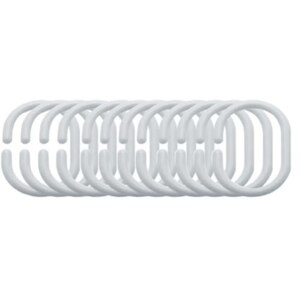 Inele perdea dus FRANDIS 190105, plastic, alb Inele perdea dus FRANDIS 190105, plastic, alb