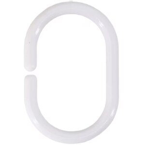 Inele perdea dus FRANDIS 190105, plastic, alb Inele perdea dus FRANDIS 190105, plastic, alb
