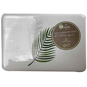 Savoniera FRANDIS 196165, Feuilles, ceramica, alb Savoniera FRANDIS 196165, Feuilles, ceramica, alb