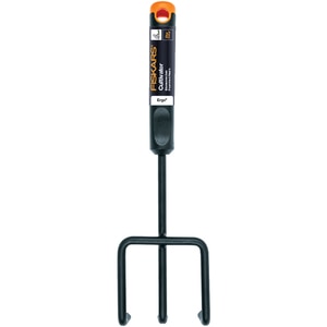 Cultivator FISKARS Ergo, otel, negru Cultivator FISKARS Ergo, otel, negru