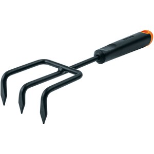 Cultivator FISKARS Ergo, otel, negru Cultivator FISKARS Ergo, otel, negru
